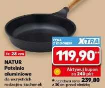 Natur Patelnia aluminiowa do wszystkich rodzajów kuchenek
