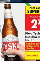 Tyskie Gronie piwo butelka zwrotna