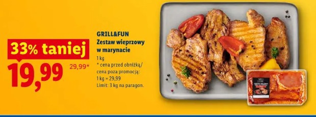 GRILL&FUN Zestaw wieprzowy w marynacie