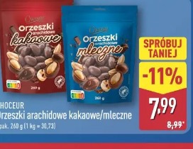 Choceur Orzeszki arachidowe kakaowe/mleczne