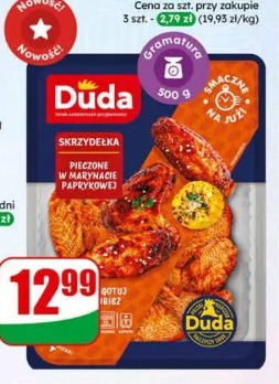 Skrzydełka z kurczaka w marynacie paprykowej Duda