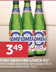 Piwo smakowe Łomża 0%