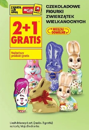 Czekoladowe figurki zwierzątek wielkanocnych