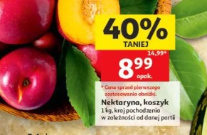 Nektaryna, koszyk