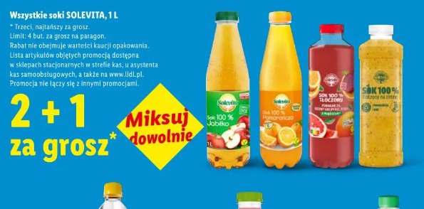 Wszystkie soki Solevita 1 L