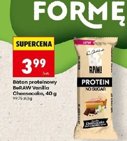 Baton proteinowy BeRAW Vanilla Cheesecake