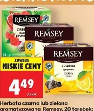 Herbata czarna lub zielona aromatyzowana Remsey