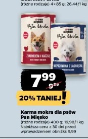 Karma mokra dla psów Pan Mięsko