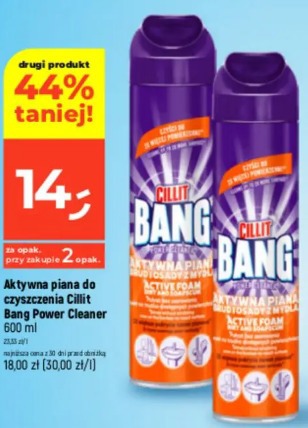 Aktywna piana do czyszczenia Cillit Bang Power Cleaner