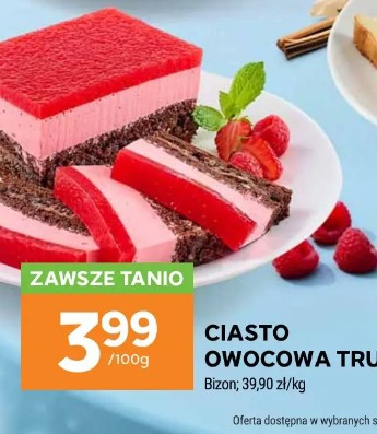Ciasto owocowa trufla