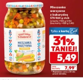 Mieszanka warzywna z kukurydzą Stąd Takie Dobre