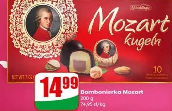 Bombonierka Mozart