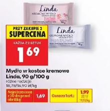Linda mydło w kostce kremowe