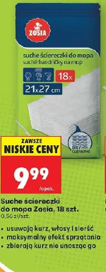 Suche ściereczki do mopa Zosia