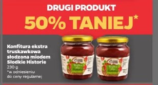 Konfitura ekstra truskawkowa słodzona miodem Słodkie Historie