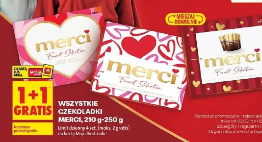 Wszystkie czekoladki Merci
