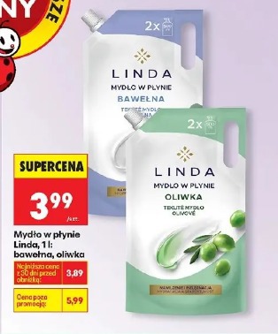 Linda mydło w płynie bawełna