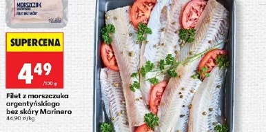 Filet z morszczuka argentyńskiego bez skóry Marinero