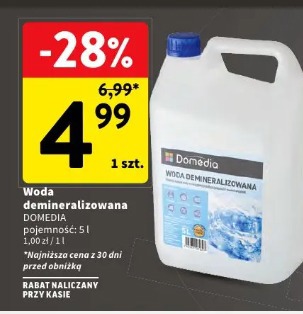 Woda demineralizowana Domedia