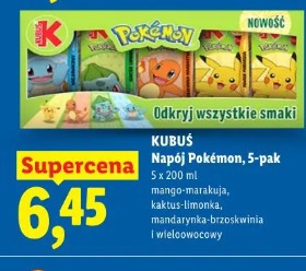 Kubuś Napój Pokémon, 5-pak