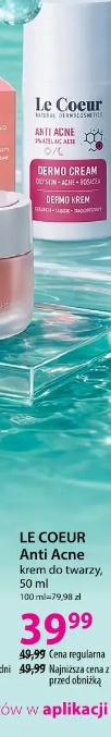 Le Coeur Anti Acne krem do twarzy