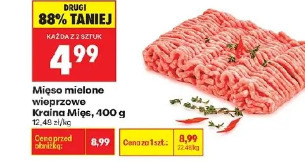 Mięso mielone wieprzowe Kraina Mięs