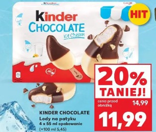 Kinder Chocolate lody na patyku