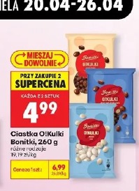 Ciastka O!Kulki Bonitki, 260 g różne rodzaje