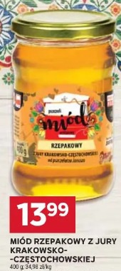 Miód rzepakowy z Jury Krakowsko-Częstochowskiej