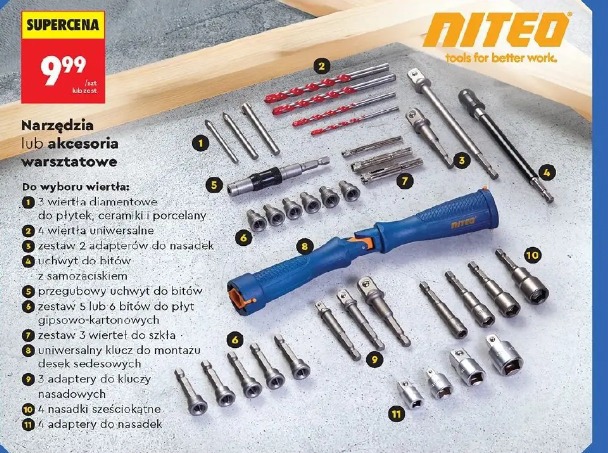Narzędzia lub akcesoria warsztatowe Niteo