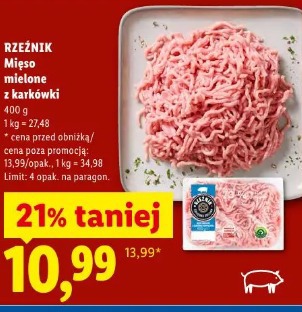 Rzeźnik mięso mielone z karkówki