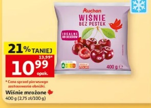 Wiśnie mrożone Auchan