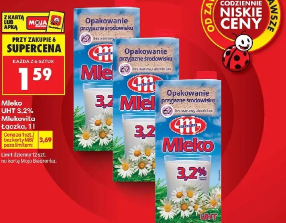 Mleko UHT 3,2% Mlekovita Łączka