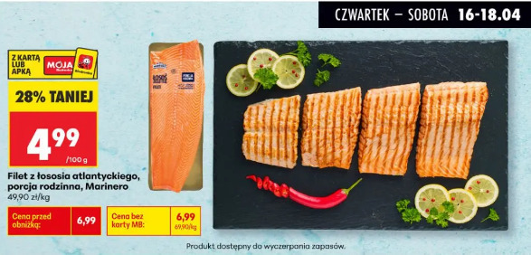 Filet z łososia atlantyckiego, porcja rodzinna, Marinero