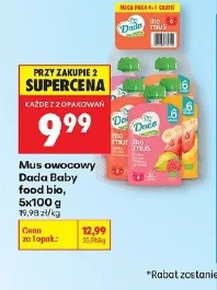Mus owocowy Dada Baby food bio