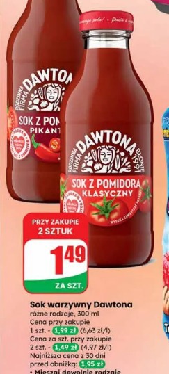 Sok warzywny Dawtona