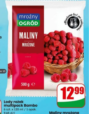 Maliny mrożone Mrożny Ogród