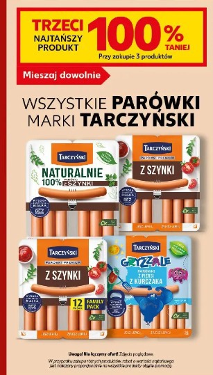 Wszystkie parówki marki Tarczyński