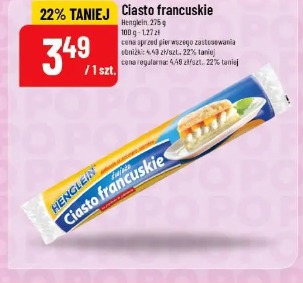 Ciasto francuskie Henglein