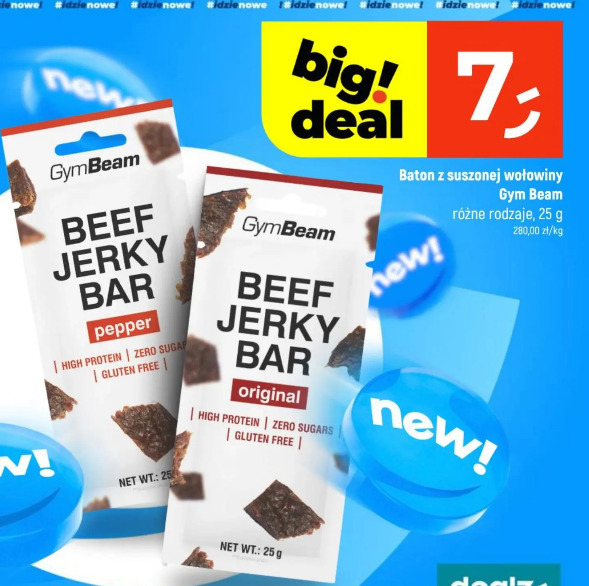 Baton z suszonej wołowiny Gym Beam