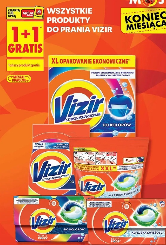 Wszystkie produkty do prania Vizir