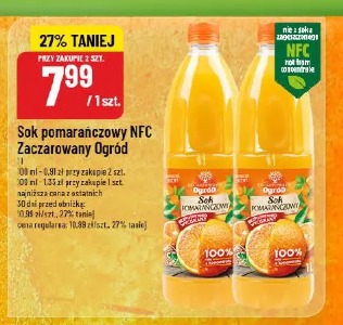 Sok pomarańczowy NFC Zaczarowany Ogród