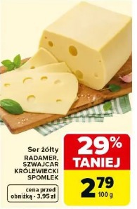 Ser żółty Radamer, Szwajcar Królewiecki Spomlek