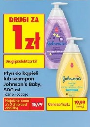 Płyn do kąpieli lub szampon Johnson's Baby, 500 ml