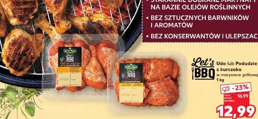 Let's BBQ Udo lub Podudzie z kurczaka w marynacie grillowej
