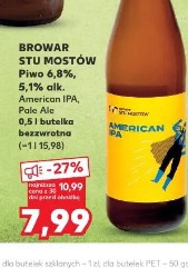 Browar Mostów Piwo 6,8%, 5,1% alk. American IPA, Pale Ale