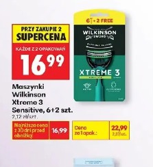 Maszynki Wilkinson Xtreme 3 Sensitive 6+2 szt