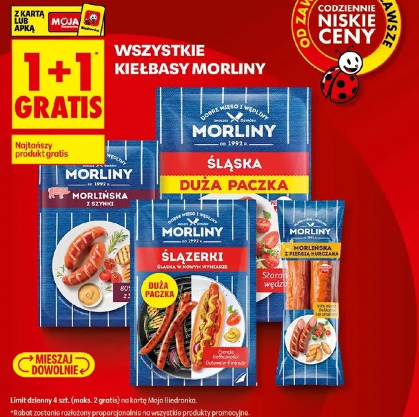 Kiełbasa śląska Morliny Duża Paczka