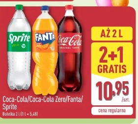 Coca-Cola/Coca-Cola Zero/Fanta/Sprite