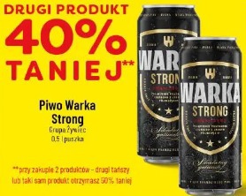 Piwo Warka Strong
